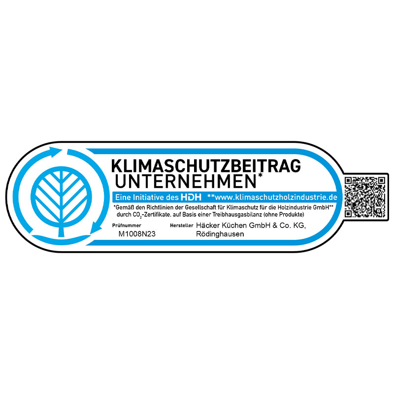 Label_Klimaneutrales_Unternehmen_Quadrat Climate neutral company (HDH)