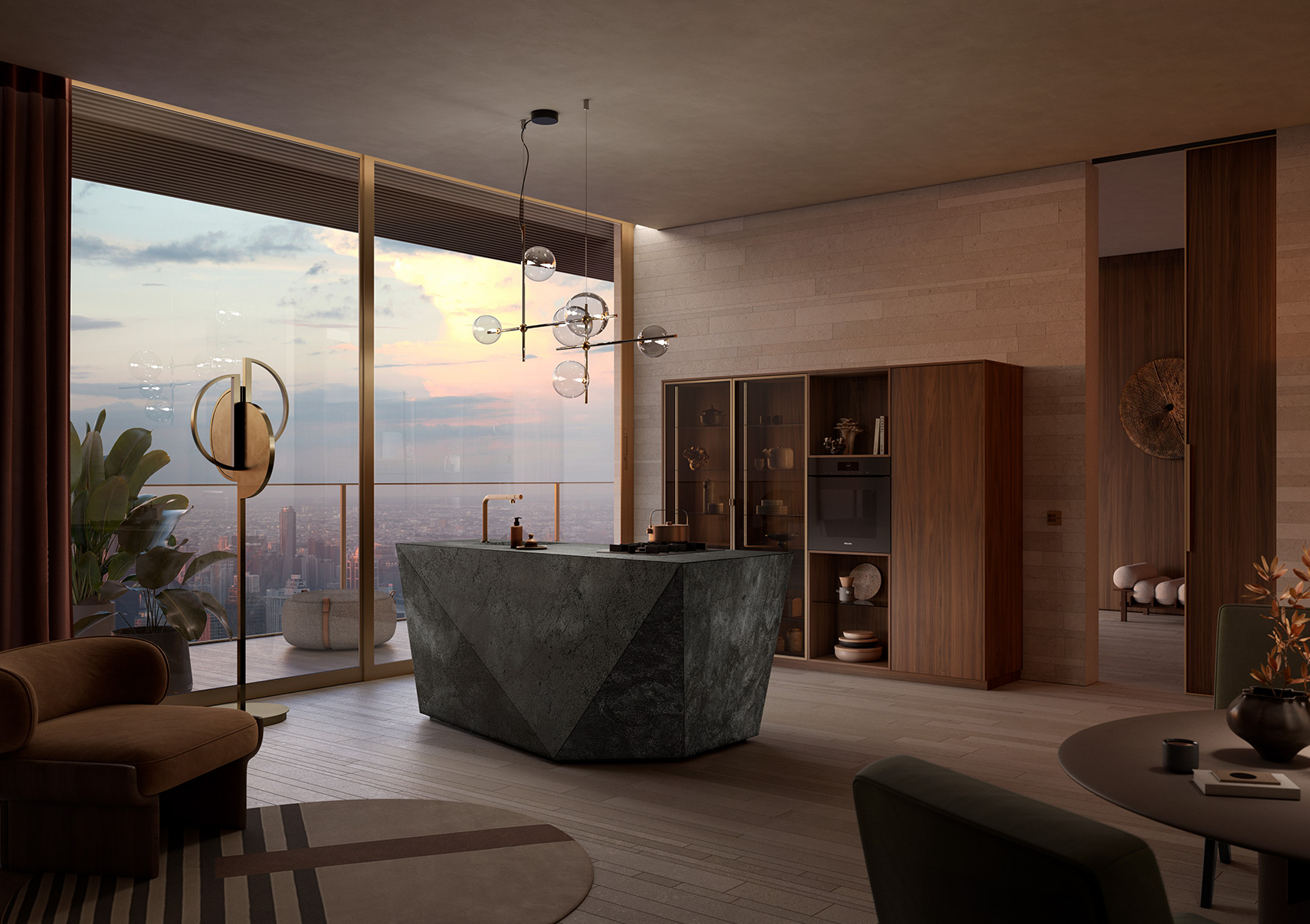 AV 6088 Elegant walnut