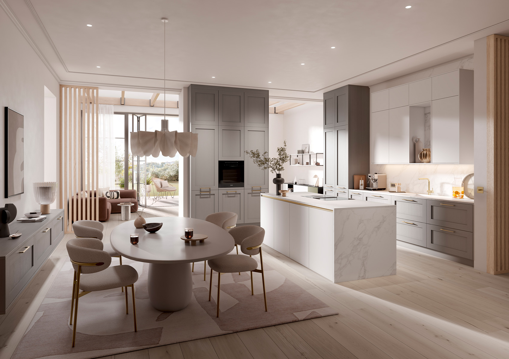 AV 6055 Greige AV 6000-GL White