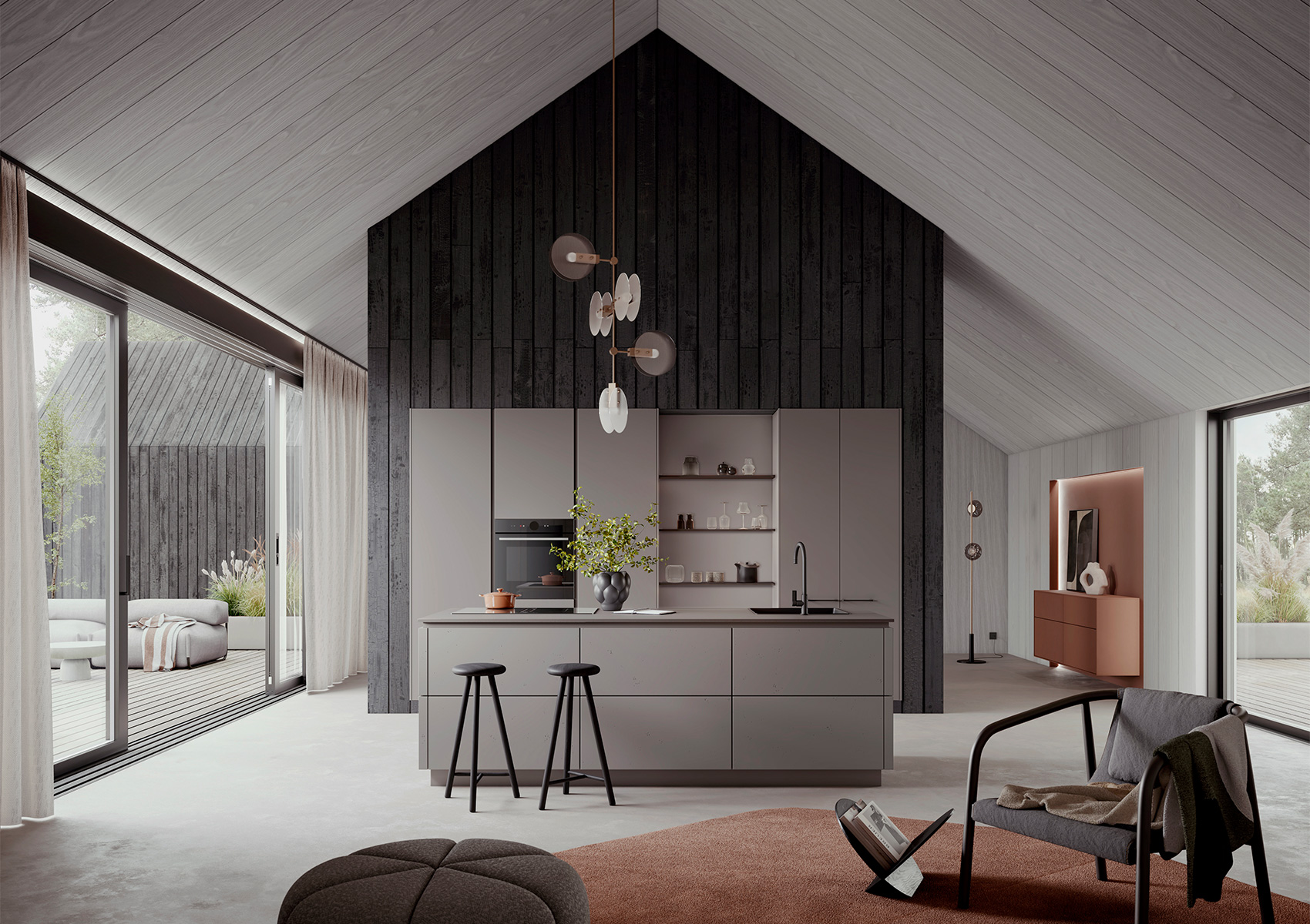 AV 7010-GL Grey concrete | AV 1000-GL Greige