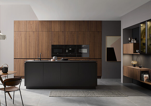 AV 6088-GL Elegant walnut | AV 2135-GL Black