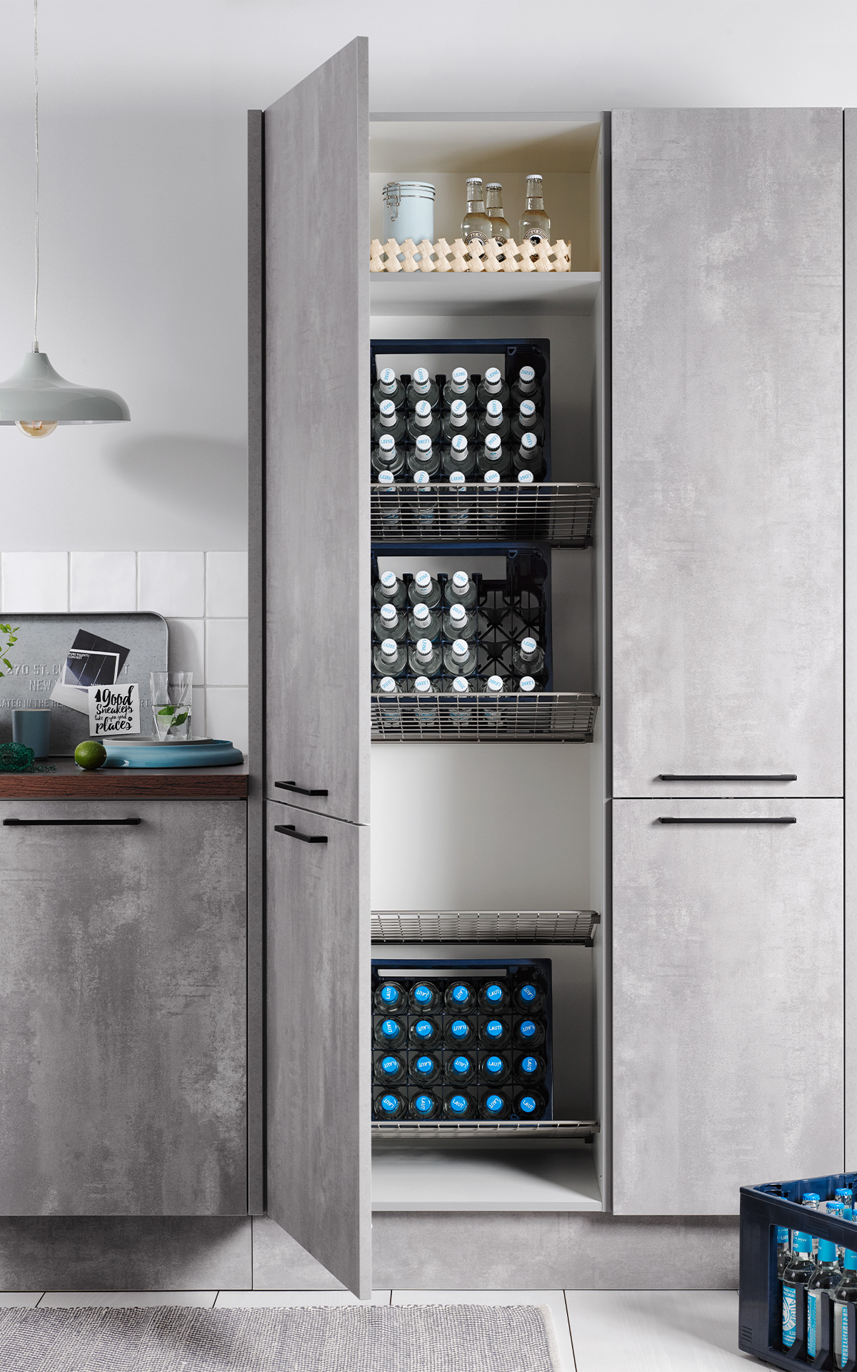spatial smart Interior with organisation new for Your kitchen. miracle organisation becomes from your kitchen a Häcker